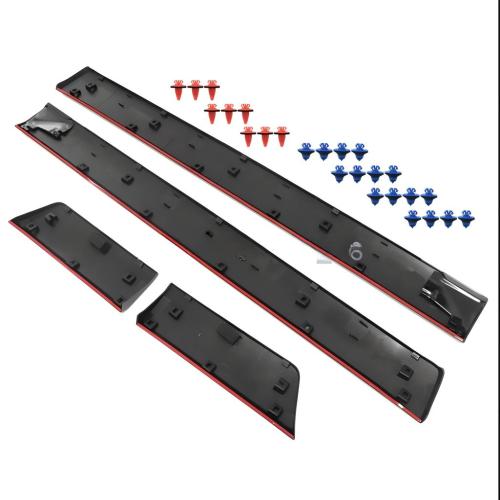 For Toyota 2007-2014 FJ Cruiser Set of 4 Outside Driver & Passenger Door Molding