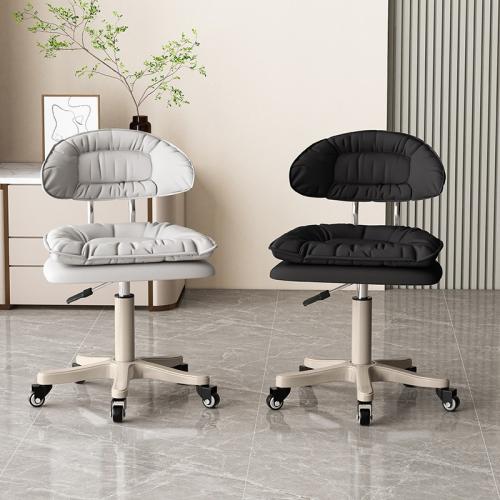 Plastic & PU Leather Office Chair with caster & waterproof & breathable Solid PC