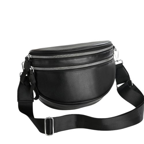 PU Leather Printed & Saddle Crossbody Bag PC