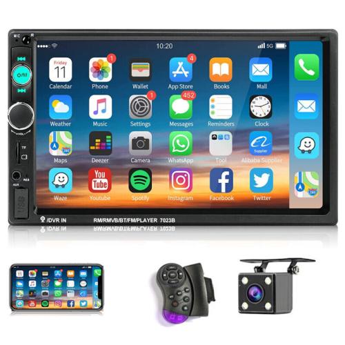 Metal & Plastic GPS System & HD Multifunctional Carplay black PC