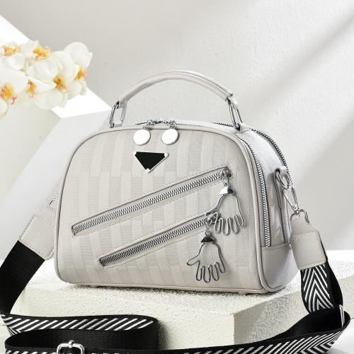 PU Leather Box Bag & Concise Crossbody Bag PC