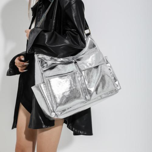 PU Leather Easy Matching Shoulder Bag large capacity PC