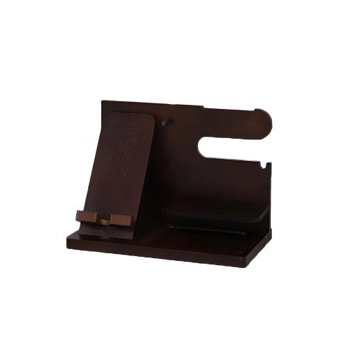 Bois Rack de stockage café foncé pièce