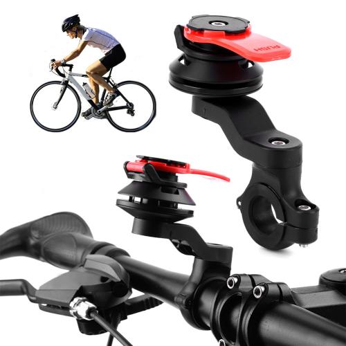 Quad Lock Motorcycle Bike Phone Holder 360° Rotatable Navigation Support