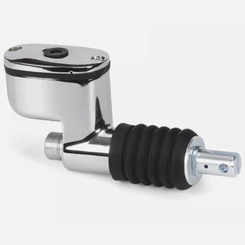 Chrome Rear Brake Master Cylinder For Harley HD FLT Softail 41755-99 41767-05A