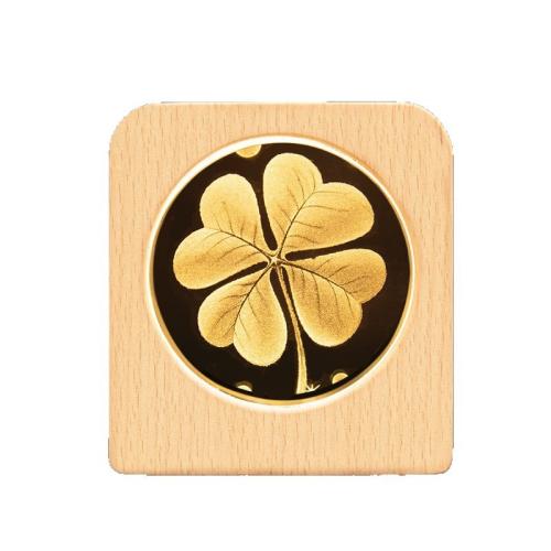 Crystal & Solid Wood Table Decoration Night Lights PC