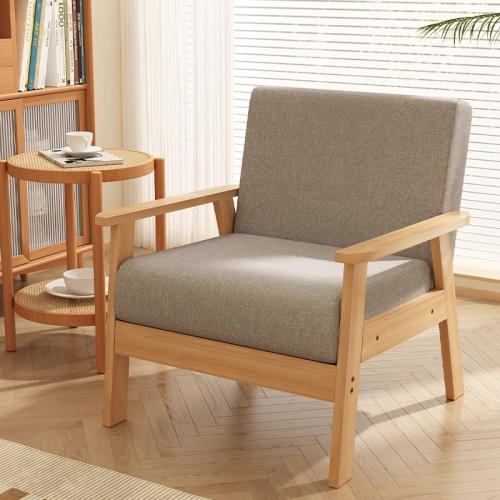 Pine & Cotton Linen Casual House Chair PC