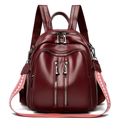 PU Leather Backpack sewing thread PU Leather PC