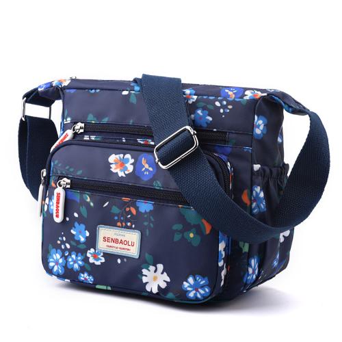 Nylon Easy Matching Crossbody Bag floral PC