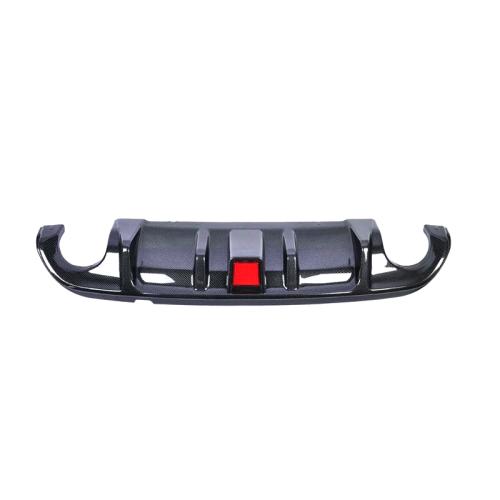 Carbon Fiber Rear Bumper Diffuser Lip for Infiniti Q50 2014-2017 W/ LED LIGHT