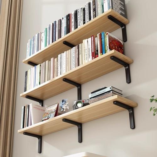 Wooden & Stainless Steel Wall Shelf Hanging Style & durable PC