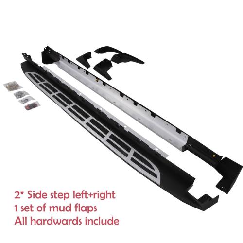 Side Step for Hyundai Palisade 2020 - 2025 Running Board Nerf Bar w/Mudflaps