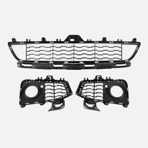 Front Bumper Fog Light Race Grille Black For BMW 4 Series F32 F33 F36 M Sport