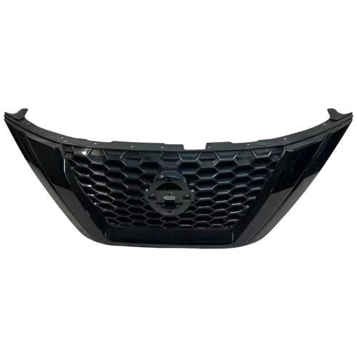 Front Grille W/O Camera Hole Gloss Black For 2019-2023 Nissan Murano 623109UF1A