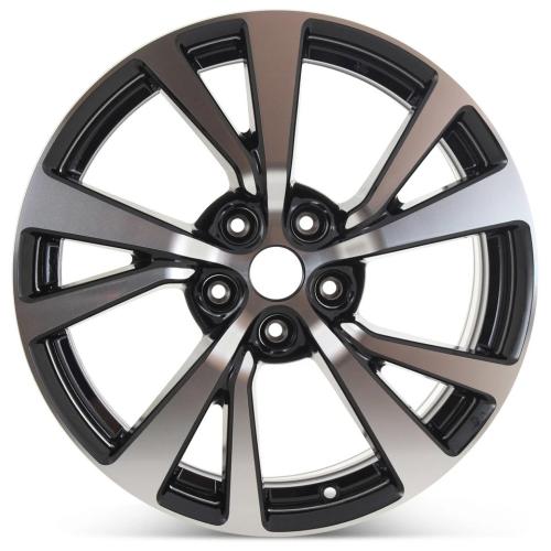 New 18 inch Wheel for Nissan Maxima 2016 2017 2018 Machined w/ Black Rim 62721
