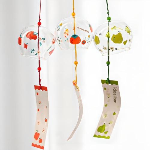 Vaso de borosilicato alto Ornamentos de Windbell, más colores para elegir,  trozo