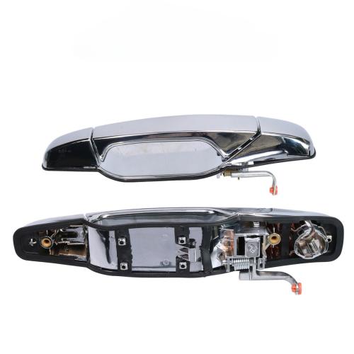 4x Chrome Door Handles Left&Right For GMC Chevy Tahoe Yukon Sierra Denali 07-13