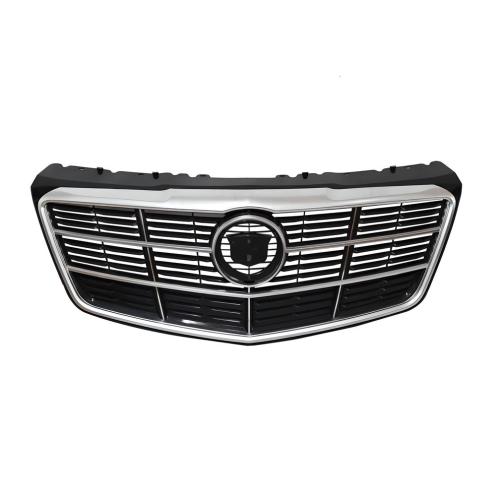 Front Upper Grille Bumper Grill For Cadillac CTS 2014-2019 Nickle Pearl Chrome