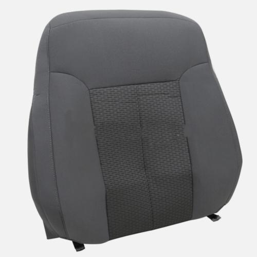 For 2011-2016 Ford F250 F350 XLT FX4 Front Cloth Seat Cover Gray / Driver Foam