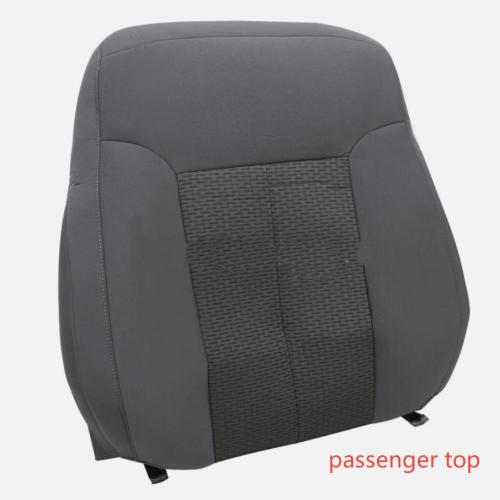 For 2011-2016 Ford F250 F350 XLT FX4 Front Cloth Seat Cover Gray / Driver Foam