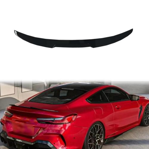FOR 2019-2025 BMW G15 840i M850i GLOSS BLACK TRUNK SPOILER M4 STYLE F92 M8 2DR