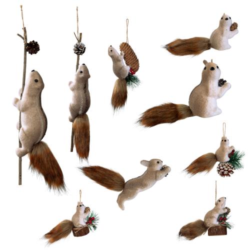 Foam & Wood & Artificial Wool & PVC Christmas Tree Hanging Decoration christmas design PC