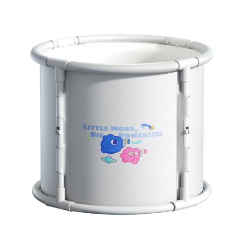 Waterproof Cloth & PVC foldable Bathtub hardwearing PC