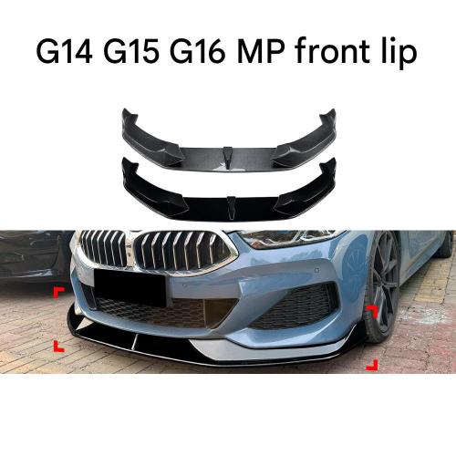 REAL Carbon Fiber Front Bumper Lip Spoiler For BMW 8Serie G14 G15 G16 M850i 840i