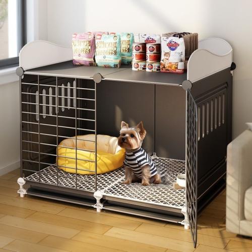 Polypropylene-PP & Iron Pet Cage hardwearing PC