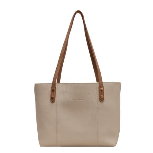 PU Leather Tote Bag Shoulder Bag large capacity PC