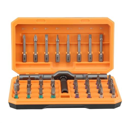 42 in 1 Magnetic Screwdriver Set Multi Ratchet Screwdrivers Kit with 40 PCS