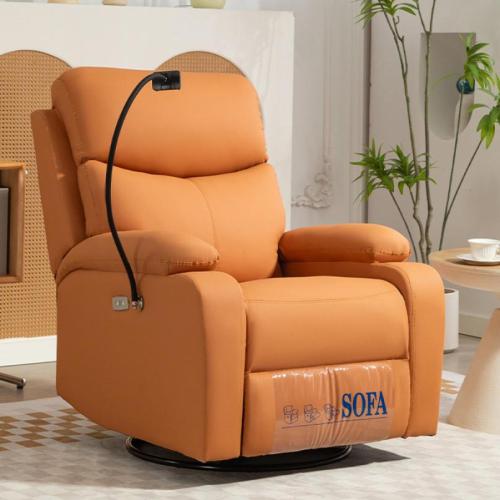 Microfiber Leather & Carbon Steel Multifunction Casual House Chair Solid PC