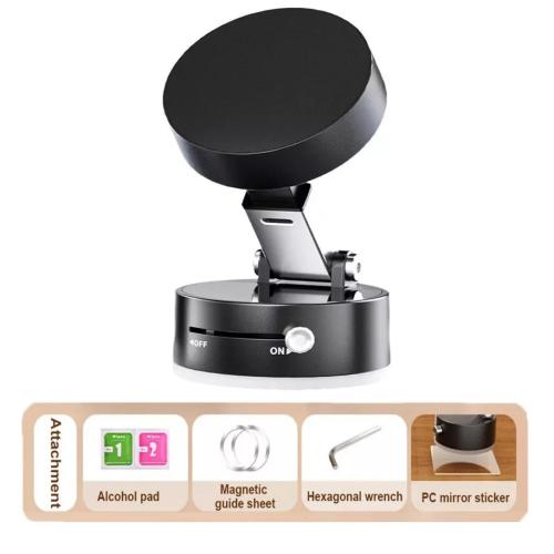 360 Vacuum Strong Magnetic Phone Holder Suction Cup Car Stand Foldable Car Mount