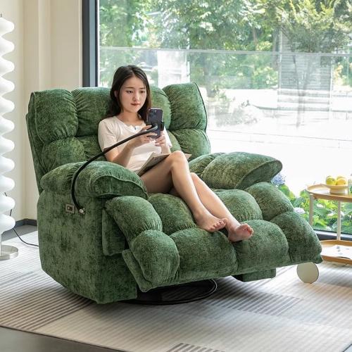 Scratch-Resistant Fabric & Metal & Flannelette single & adjustable & Soft Casual House Chair Solid PC