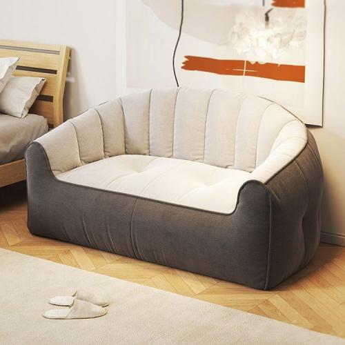 Flannelette & Expanded Polystyrene Soft Lazy Sofa PC