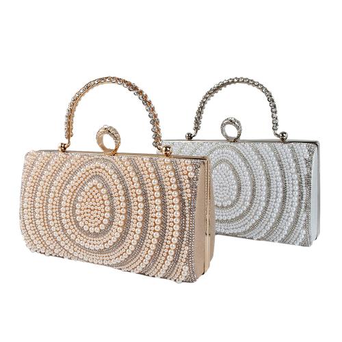 Polyester Clutch Bag with rhinestone PC