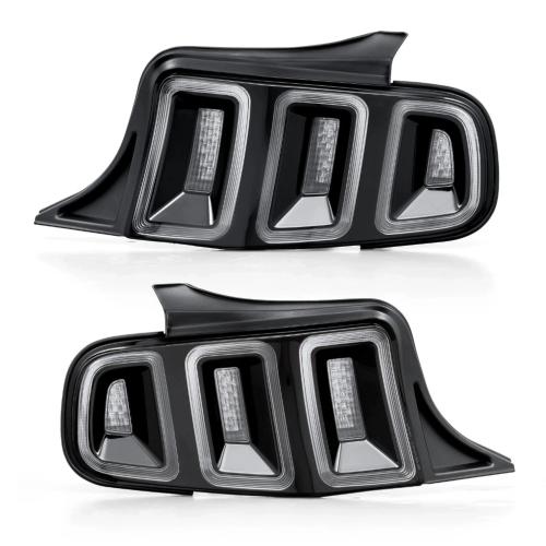 For Ford Mustang 2010-2014 Tail Lights LED Rear Brake Lmap Sequential Smoke Lens