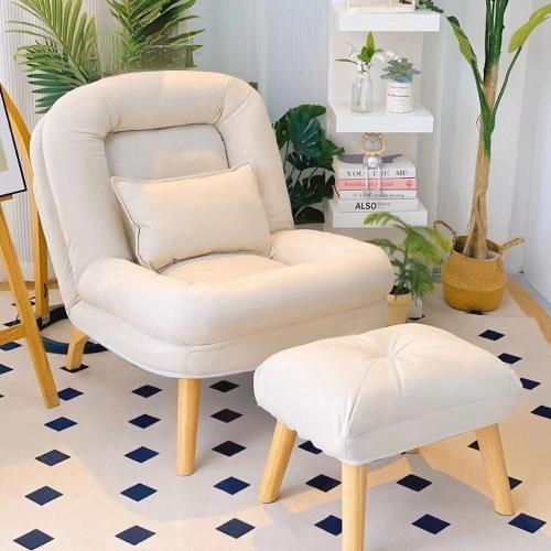 Microfiber Leather & Wood & Berber Fleece & Corduroy adjustable & Soft Casual House Chair Solid PC