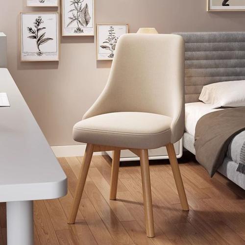 Cloth & Solid Wood Soft Office Chair Solid PC