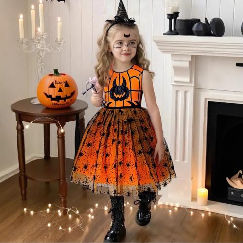 Polyester Children Halloween Cosplay Costume Halloween Design mixed colors PC