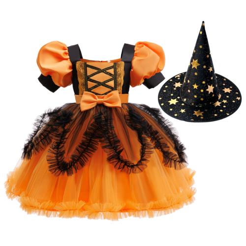 Polyester Children Halloween Cosplay Costume Halloween Design mixed colors PC