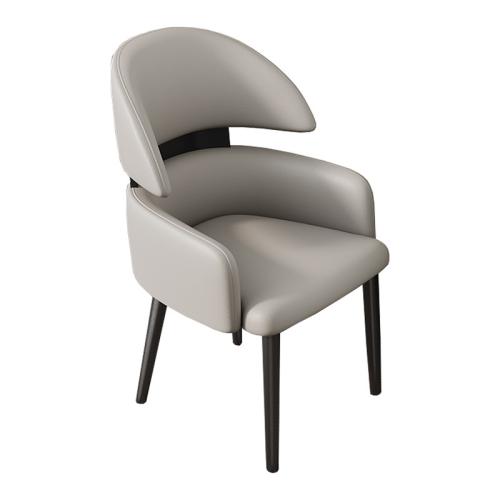 Carbon Steel & PU Leather Soft Casual House Chair hardwearing PC