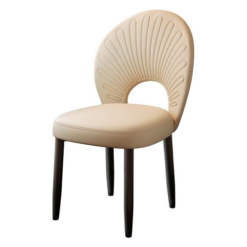 Carbon Steel & PU Leather Soft Casual House Chair hardwearing & hollow PC