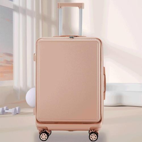ABS & PC-Polycarbonate Suitcase with password lock & hardwearing & with USB interface & waterproof Polyester PC