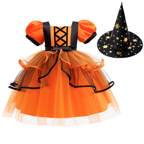 Polyester Children Halloween Cosplay Costume Halloween Design mixed colors PC