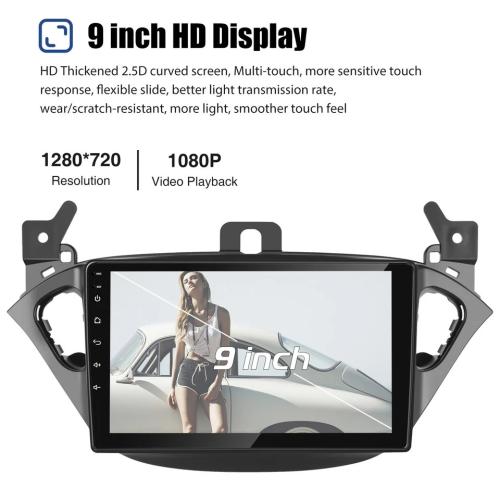 CarPlay For Vauxhall Corsa E 2015-19 Adam Android 14 Car Stereo Radio GPS