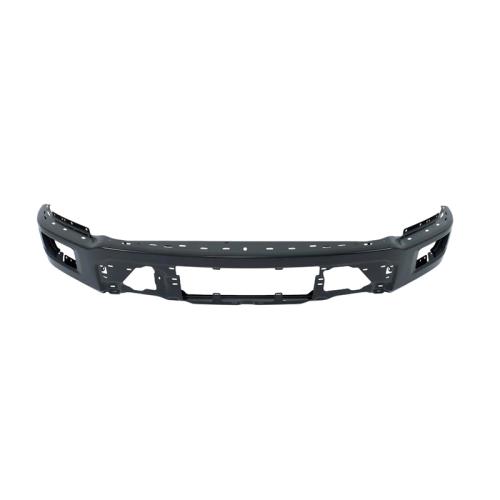 For Ford F-150 2024-2025 Black Without Sensor Holes Front Bumper Face Bar Steel