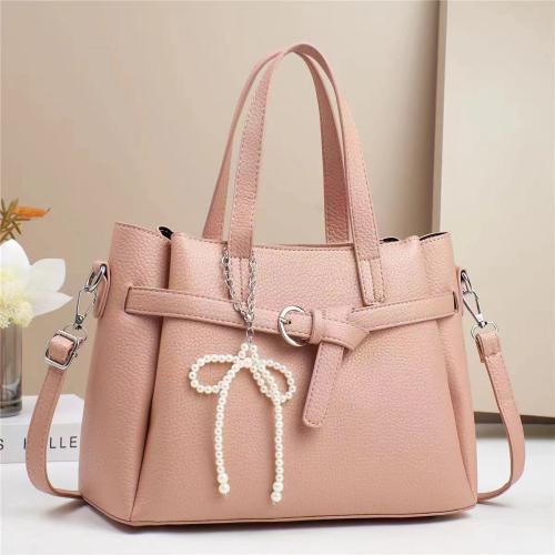 PU-leer Handtas Lichee Graan meer kleuren naar keuze stuk