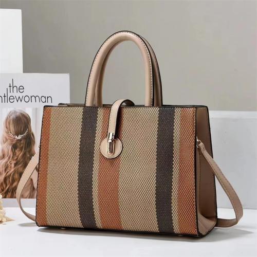 PU-leer Handtas Striped meer kleuren naar keuze stuk