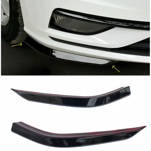Front Bumper Side Air Vent Trim Carbon Fiber Black For VW Golf 7.5